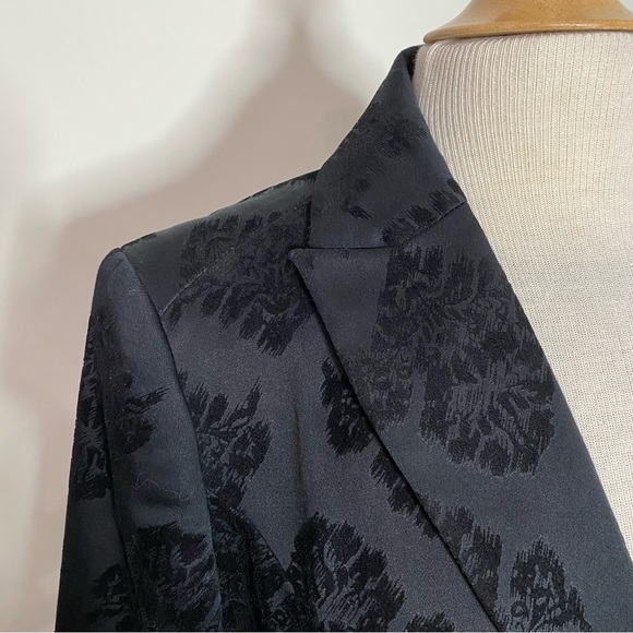 Apostrophe black brocade bow waist blazer 8 - Picture 2 of 11